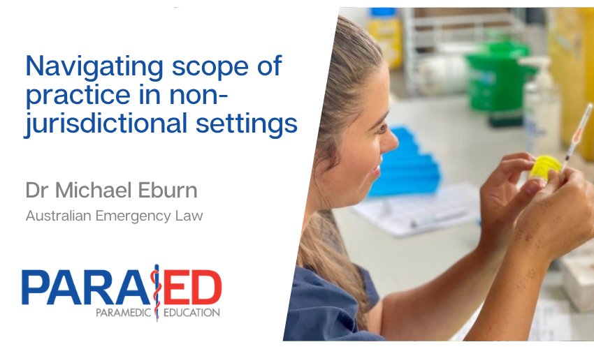 Navigating scope of practice in non-jurisdictional settings